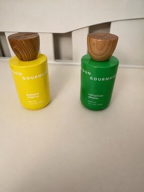 Gourmand Body Oil Duo — Bright Yellow & Green